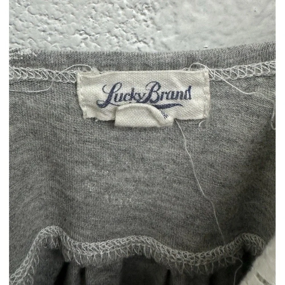 Lucky Brand Soft Cotton Gray Nightgown Sleep Dress‎ / Women's Small
